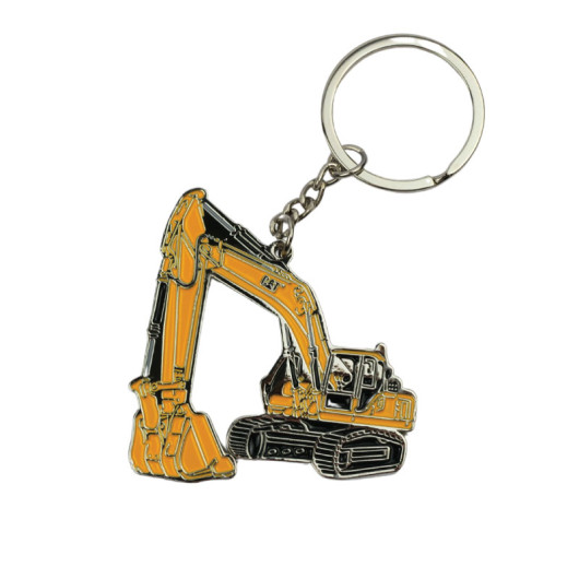 Colour Fill Metal Keyrings Design